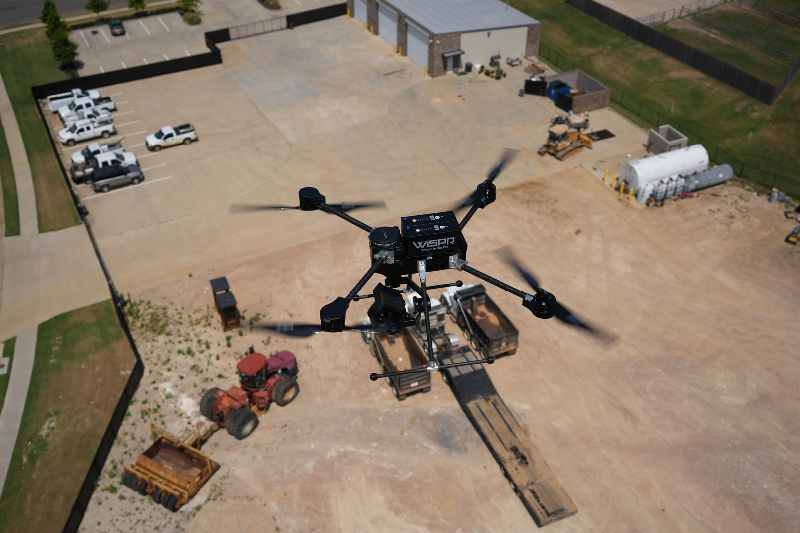 SkyScout 2+ in flight with the Sony LR1 payload