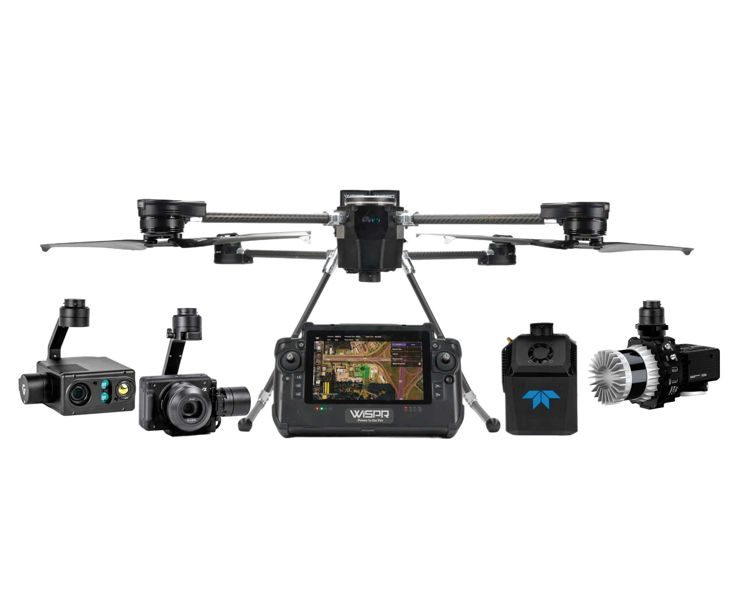 SkyScout 2+ with payload line-up
